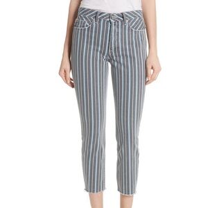 GRLFRND Karolina High Waist Skinny Striped Jean Size 26